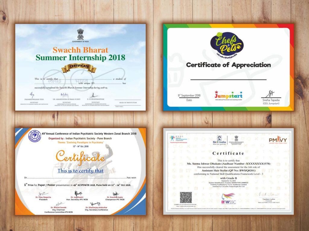 Certificate Printing Eccles