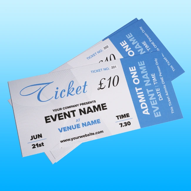 Tickets Printing Eccles